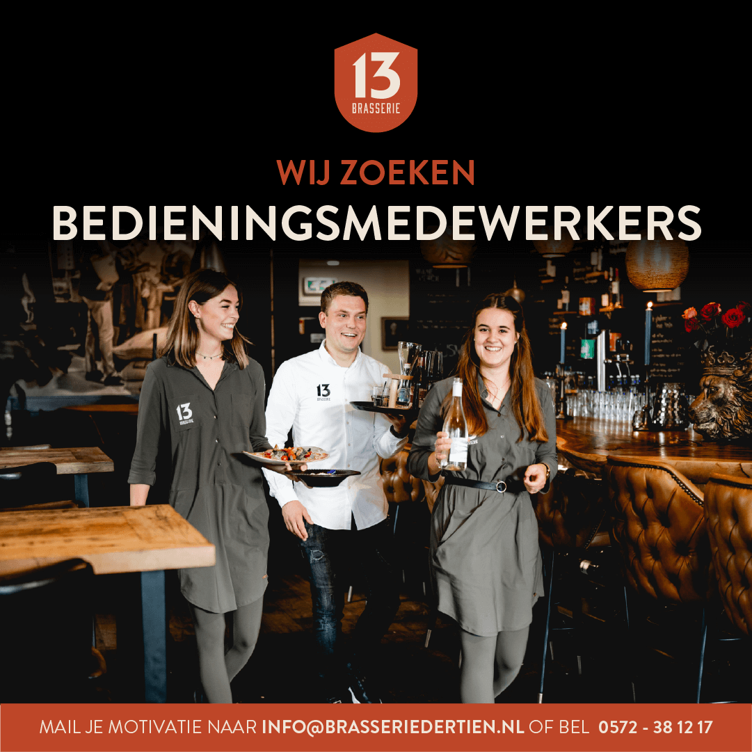 Leerlingen horeca gezocht